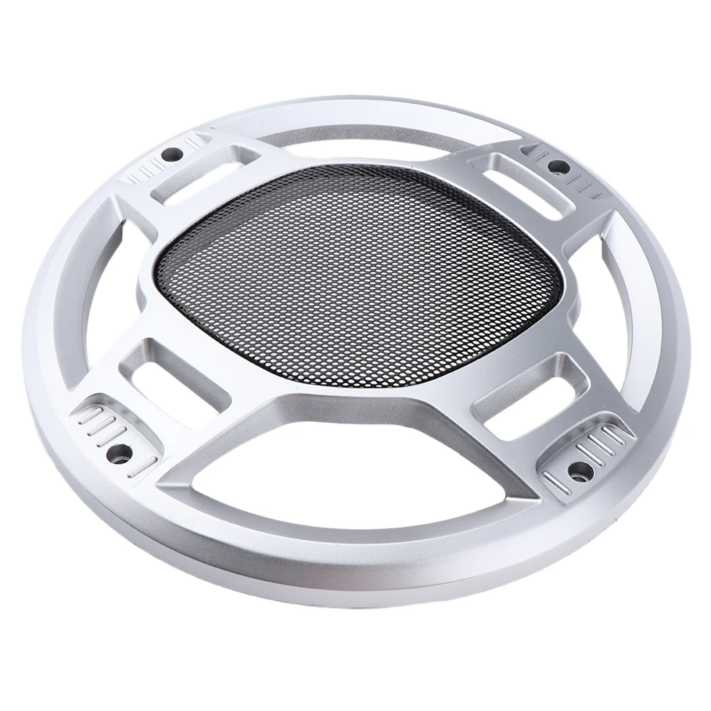 8 Inch Car Audio Speaker Cover Case Decorative Circle Metal Mesh Grille