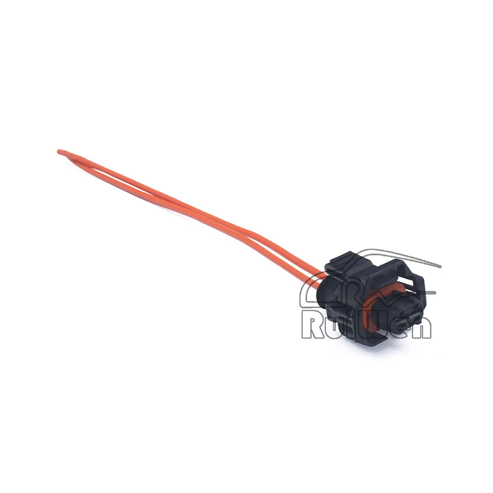 

10pcs/lot 2 Pin/Way Female Diesel Common Rail Injector Plug Socket Electric Connector With Wire Pigtail DJ7026A-3.5-21