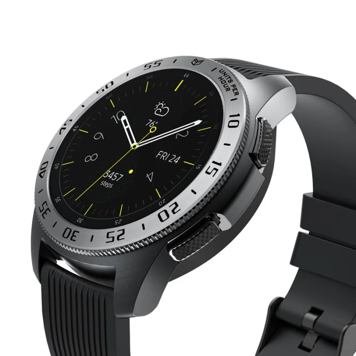 Ободок кольцо клеющаяся крышка против царапин Металл для samsung Galaxy Watch 42 мм LHB99