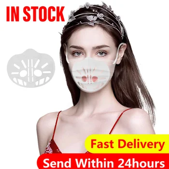 

50pc Silicone Mask Holder Increases The Breathing Space To Help Breathing Cotton Face Mask Washed Reusable Breathable#3