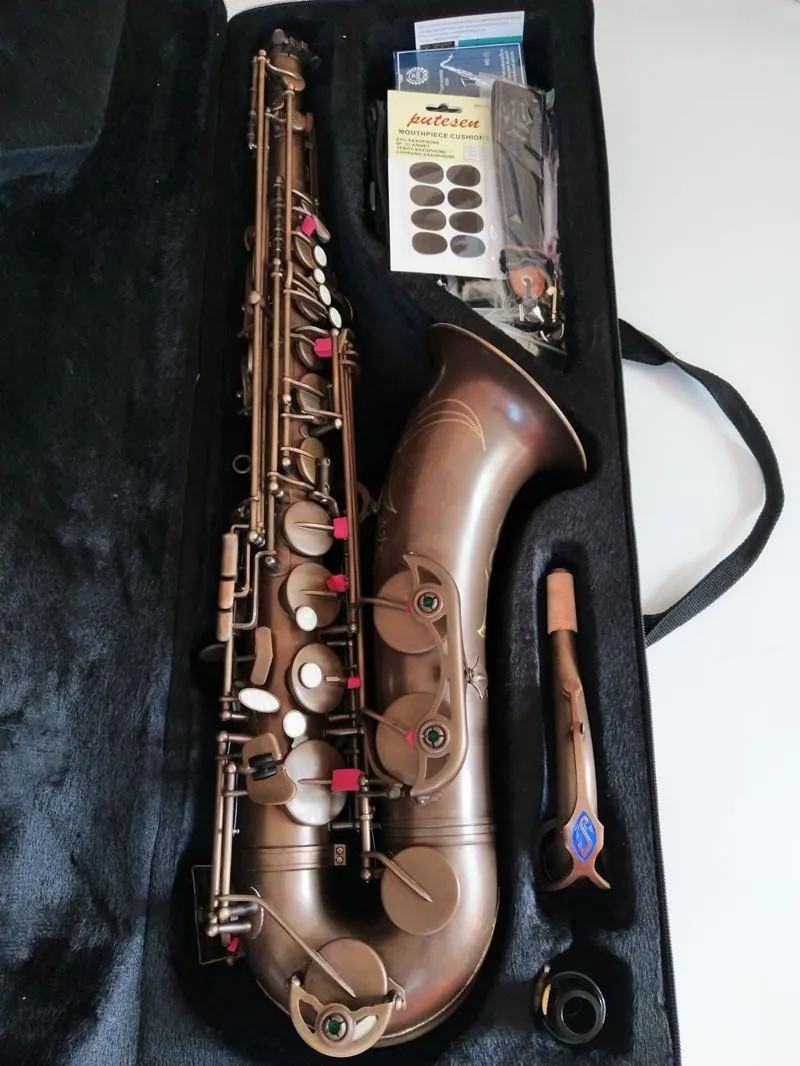 KALUO Mark саксофон VI высокое качество тенор саксофон 95% копировальные инструменты античная медь имитация латунный саксофон с Чехол