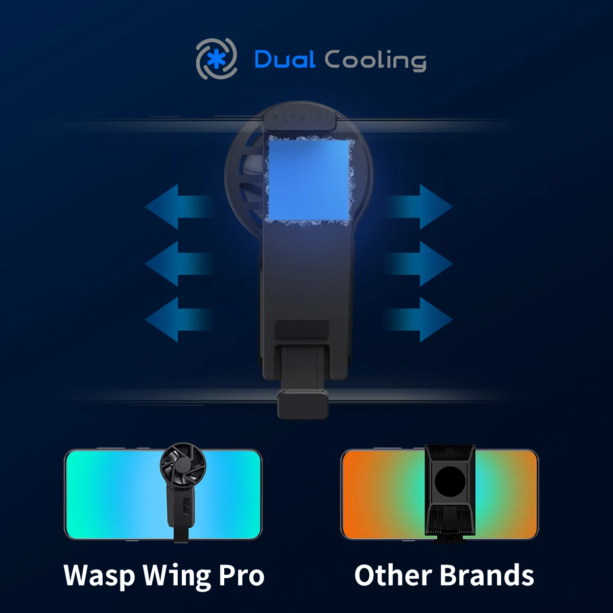 Flydigi Wasp Wing Pro Moblie Cooling Fan description image 4