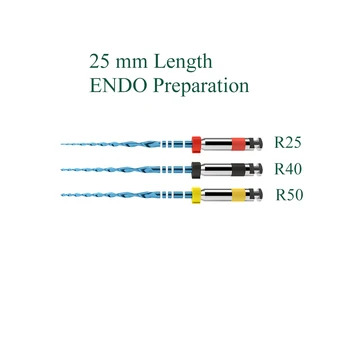 

Files Root Canal Dental Instrument Endo Rotary Tools Reciproc blue Endo Endodontic Niti Needle 25mm Dentist Student Hospital