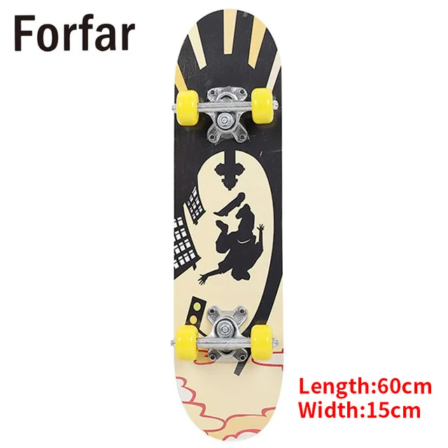 US $16.00 3 Style Deck Skateboard Longboard Skateboard Longboard CompleteRocker Skateboard Four Wheel Scooter