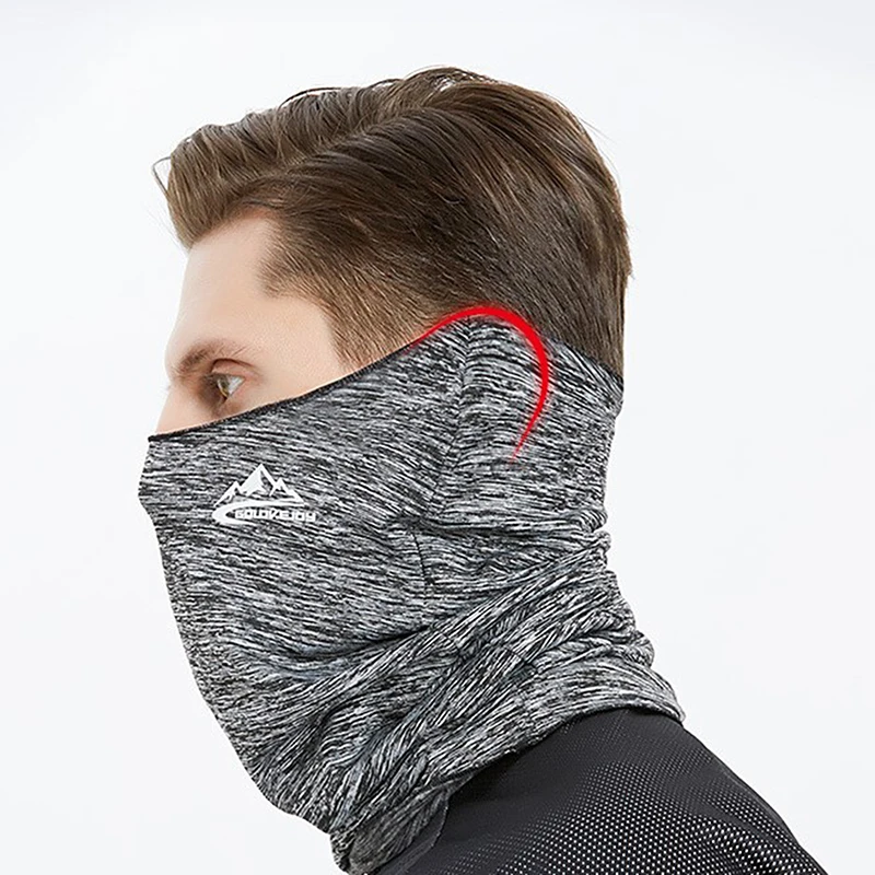 head scarves for men Thermal Face Bandana Mask Cover Neck Warmer Bicycle Cycling Ski Tube Scarf Hiking Breathable Masks Print Women Men Winter man scarf