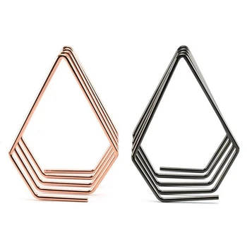 

Conical Bookshelf Bookshelf Iron Art Shelf Desktop azine Bookshelf Household Storage Accessories