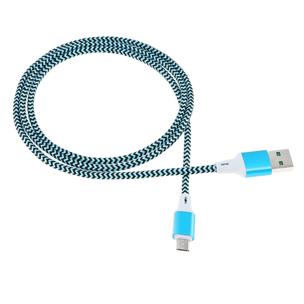 DiGiYes 0,3 M/1 M/2 M Micro USB 2.5A нейлон Быстрая зарядка USB кабель для передачи данных подходит для samsung/Xiaomi Tablet/Android мобильного телефона