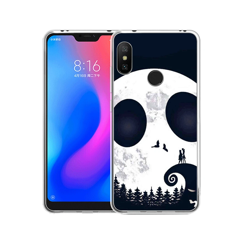 Мобильный чехол для телефона для Xiaomi Redmi Note 8, 6, 7, 5 Pro Xiaomi 4 4X 5A чехол с принтом "Кошмар перед Рождеством" милый