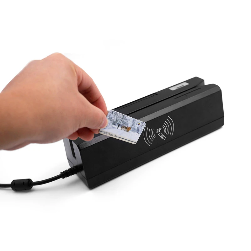 Plug And Play IC/PC/NFC smart EMV Chip считыватель кредитных карт + все 3 трека устройство