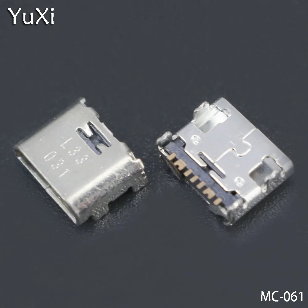 YuXi 20 шт./лот разъем для зарядки Samsung T110 T111 T113 T115 T116 T560 T561 T580 T585 Galaxy Tab A(7 контактов micro