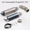 For Kawasaki Z400 Ninja400 250 2017-2020 Motorcycle Exhaust Muffler Pipe with Silencer Mid Link Pipe Stainless Steel System
