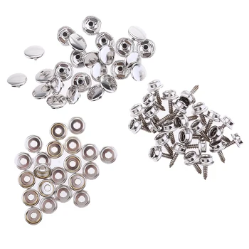 

New 75pcs/kit Boat Navy Canvas Cover Snap 15mm Pins Socket Button Screw Prisoner