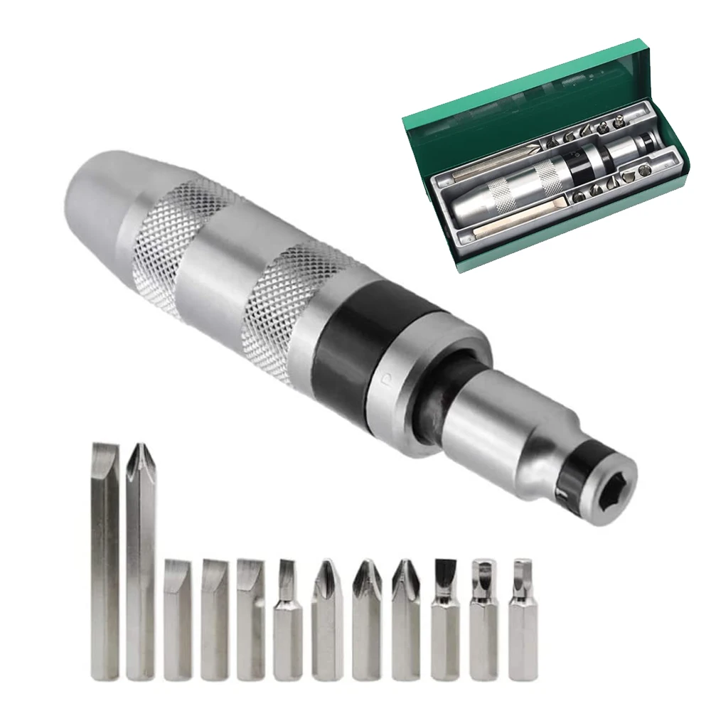 Impact Screwdriver Set Manual Reversible Impact Screw Driver For