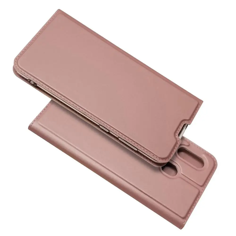 RoseGold Кожаный мягкий чехол для samsung Galaxy A30/A60/M30/A80/Note 10/A70/A50/M10/A6 Plus /S7/J7 Plus J7310 откидной Чехол-бумажник из ТПУ - Цвет: RoseGold