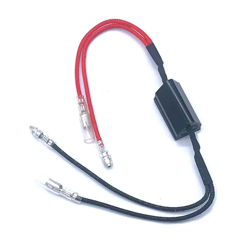 10W 10ohm Moto Resistance Power Resistor Load Decoding Resistor for LED Mini Turn Signal Light Flash Repairing Kits 4Pcs/Set