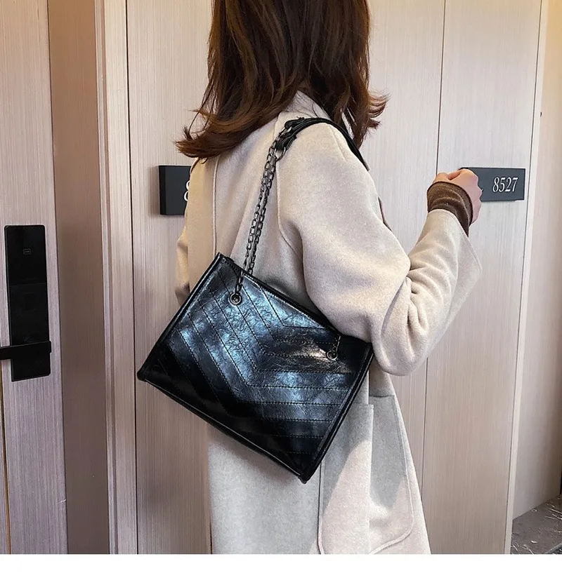 

Winter Large Shoulder Bag Women Travel Bags Leather Pu Quailty Bag Female Luxury Handbags Women Bags Designer Sac A Main Femme