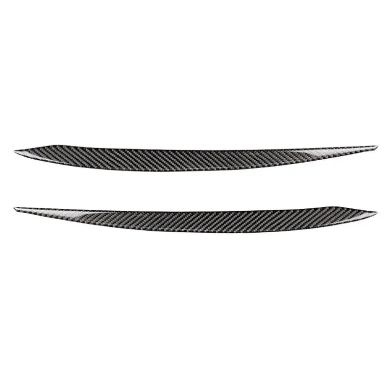 1 Pair Carbon Fiber Car Headlight Eyebrows Eyelids for Golf Mk7 7.5