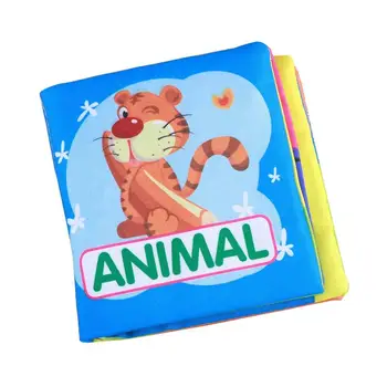 

Baby Soft Cloth Books Baby First Book Non-Toxic Cloth Book Early learning Educational Toys (Animal)