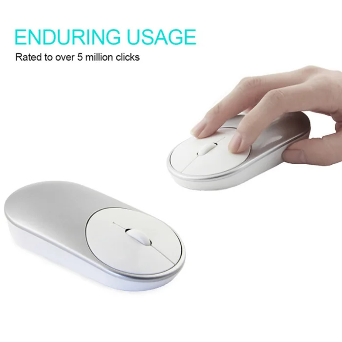 Portable Wireless Mouse ABS 2.4GHz WiFi Bluetooth 4.0 Mice for Office Laptop Desktop ING-SHIPPING