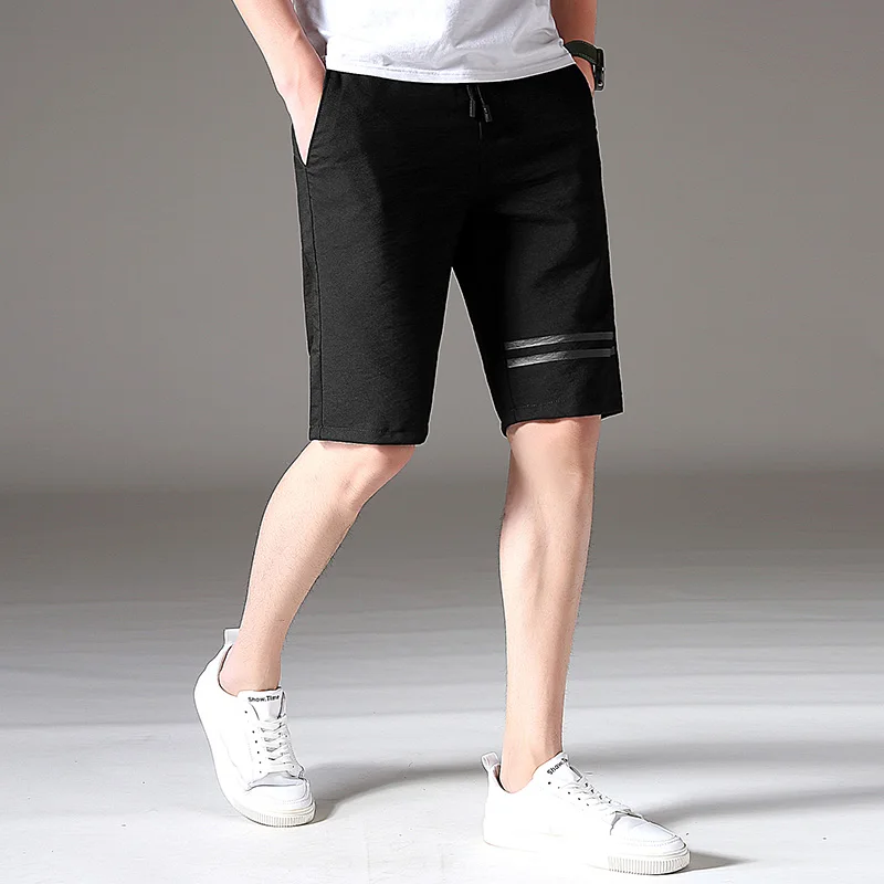 Мужские шорты, уличная одежда, повседневные шорты, мужские шорты с эластичной резинкой на талии, мужские шорты для мужчин, серые, зеленые, черные мужские шорты, летние