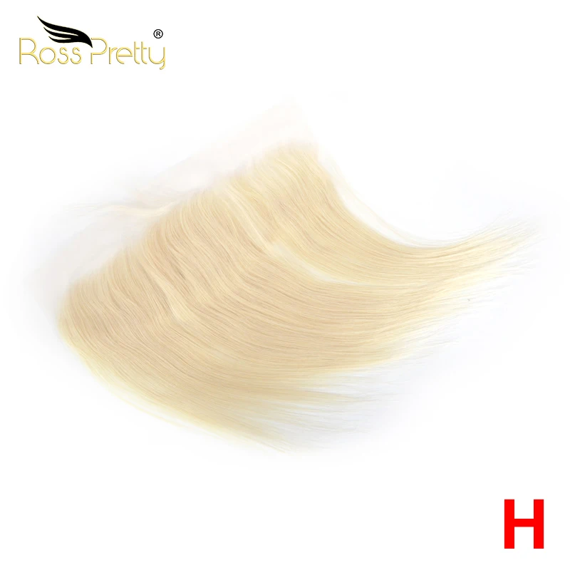 Ross довольно высокий коэффициент Реми бразильские прямые волосы блондинка Цвет Синтетические волосы на кружеве человеческих волос 613 13x4 фронтальной средняя или часть