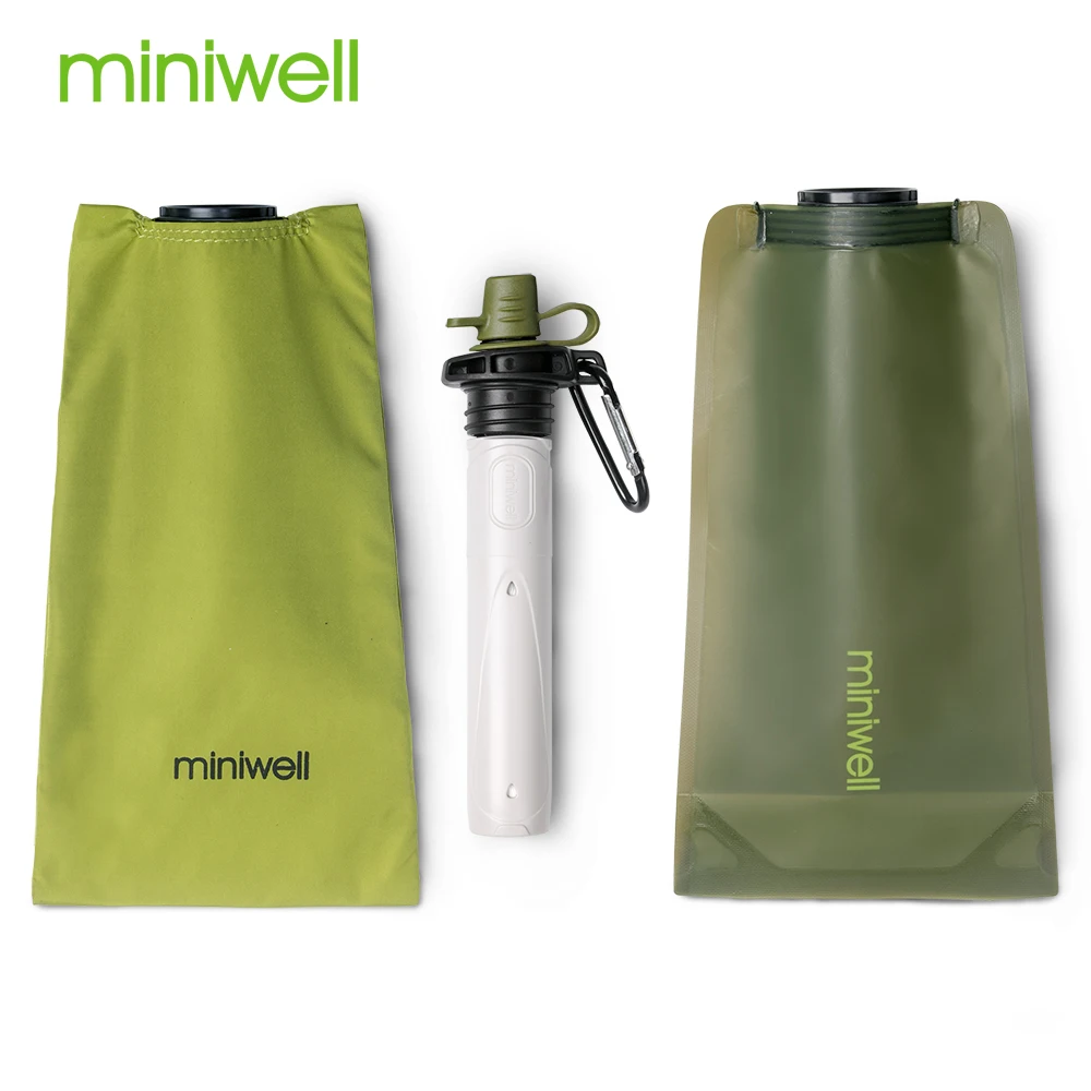 Miniwell выживания портативный фильтр для воды кемпинг оборудование для наружного, кемпинг, туризм, путешествия
