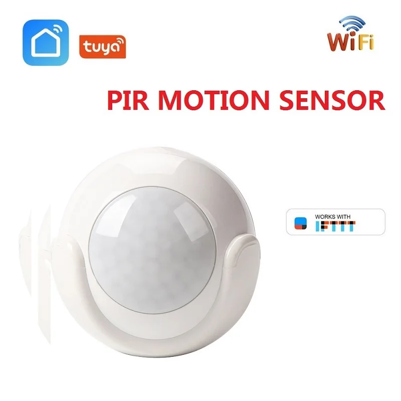 

Mini WIFI PIR Motion Sensor Tuya Smart Life APP Built-in Battery Body Sensor Infrared Detector Home Alarm System Work With IFTTT