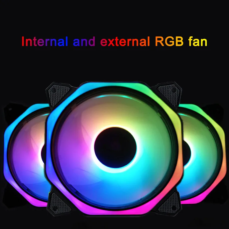 

120mm Cooler Fan RGB PC Cooling Fan for Computer Notebook Silent Gaming Case VDX99