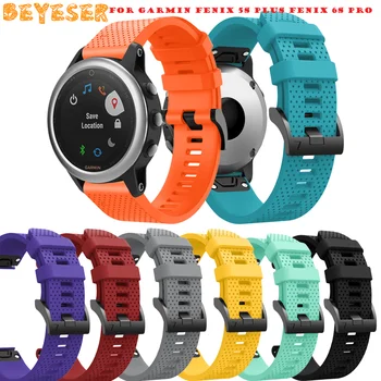 

20mm Watchband Strap for Garmin Fenix 5S Plus Fenix 6S Pro GPS Smart Watch Strap With Quick Release Silicone Easy Fit Wrist Band