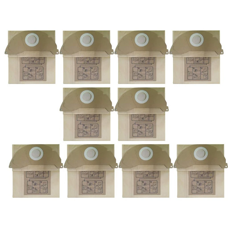 

Filter Paper Dust Bag Replacement Parts Kits for Karcher A2000,A2099,WD2.000,WD2399 Vacuum Cleaner Sweeper Accessories Set (Yell