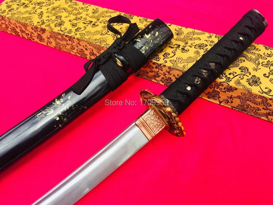 Battle Ready Japanese Samurai Dao Sword 1095 High Carbon Steel Blade Sharp Wakizashi Katana Full Tang Handmade Asia Knife Saber
