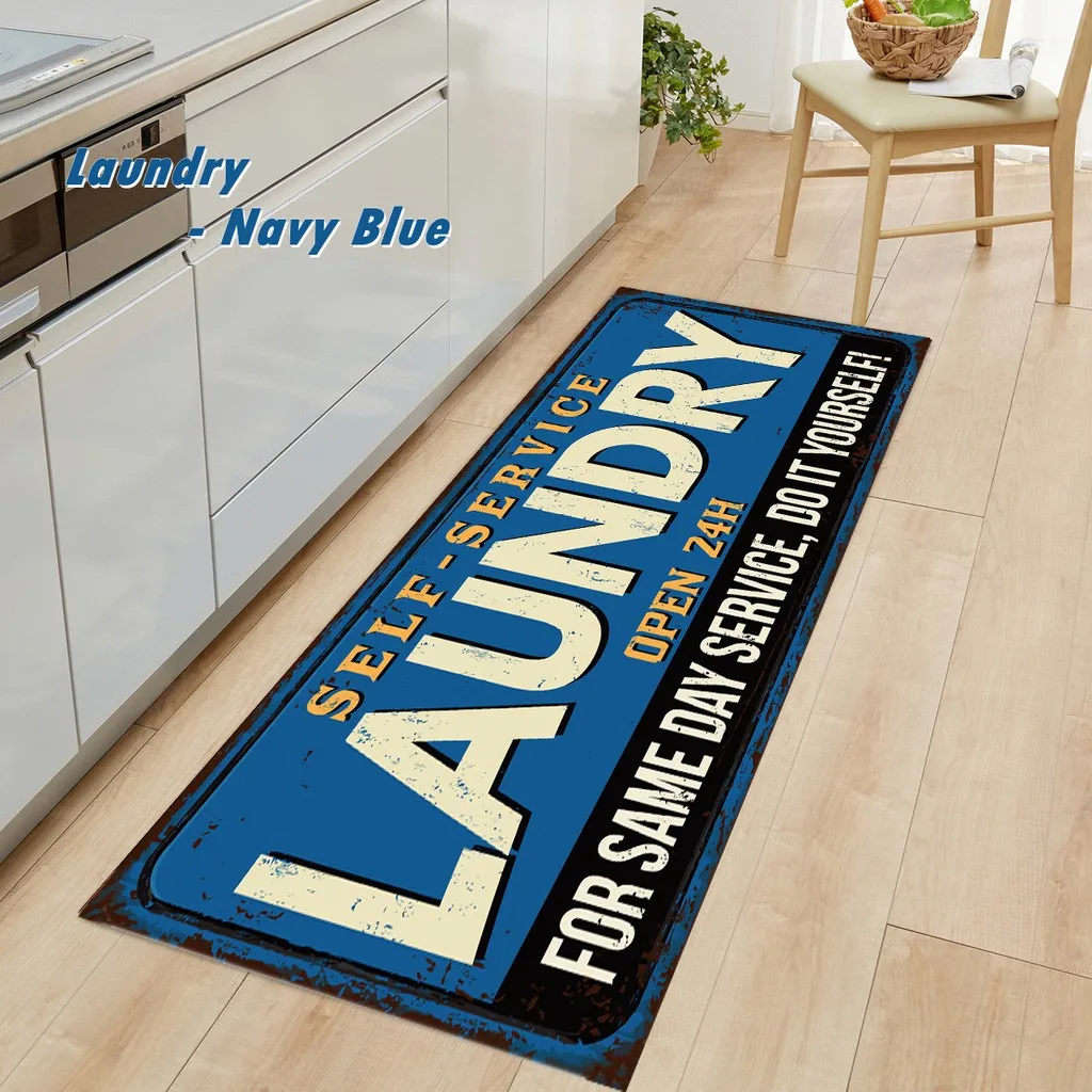 Tropical Bar Pattern Kitchen Rug Anti-slip Balcony Mats Non-Slip Carpets for Living Room Door Mat Entrance Home Decor WUJIE floor mat non slip mat door mat carpet mat