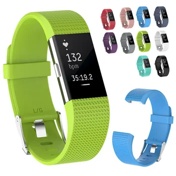 

Green Bands for Fitbit Charge 2 Strap Adjustable Sports Wrist Bands for Fitbit Charge 2 Watchband Wristband Small Large Fashion
