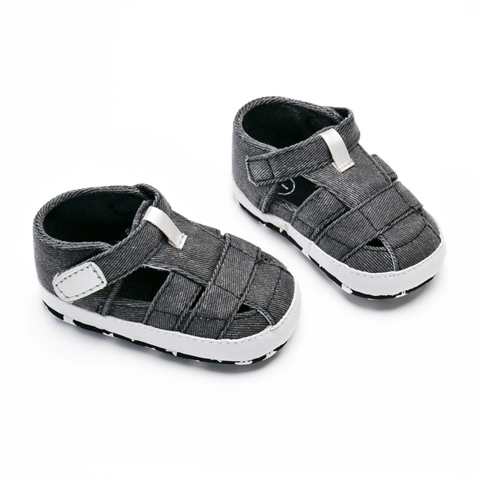 Baby Canvas Sandal For Baby Boys Girls Spring Summer Soft Bottom Anti-Slip Pre-Walker New First Walker Infant Toddler
