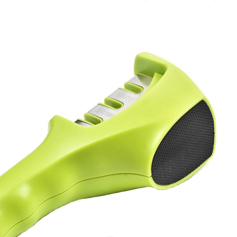 Professional 3 Stages Knife Sharpener Kitchen Sharpening Stone Grinder knives Whetstone Tungsten Diamond Ceramic Sharpener Tool