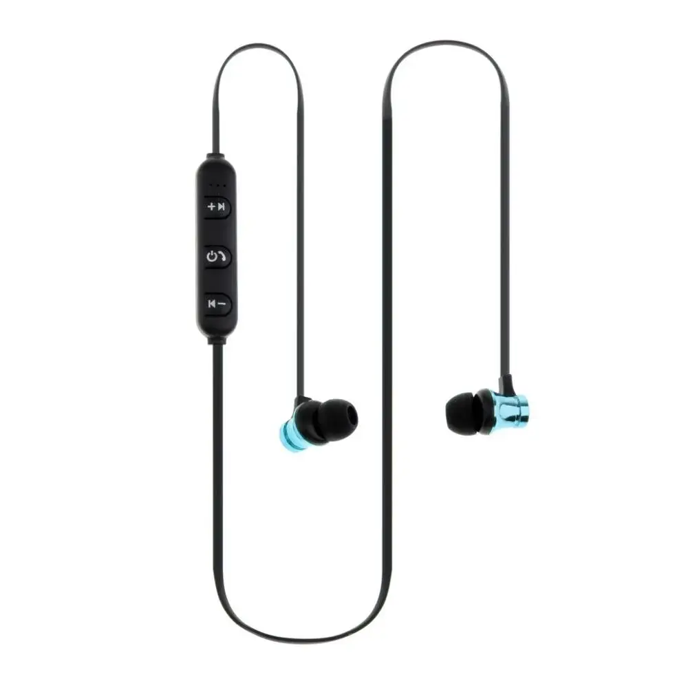 Blue 62mm Bluetooth 4,1 Спортивные Беспроводные наушники стерео объемный Hifi FM радио наушники гарнитура для бега Беспроводная Bluetooth гарнитура с микрофоном - Цвет: Blue 62mm