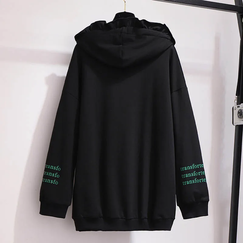 Осенние свитшоты 6XL 7XL 8XL 9XL 10XL размера плюс бюст 155 см кофты 2 цвета