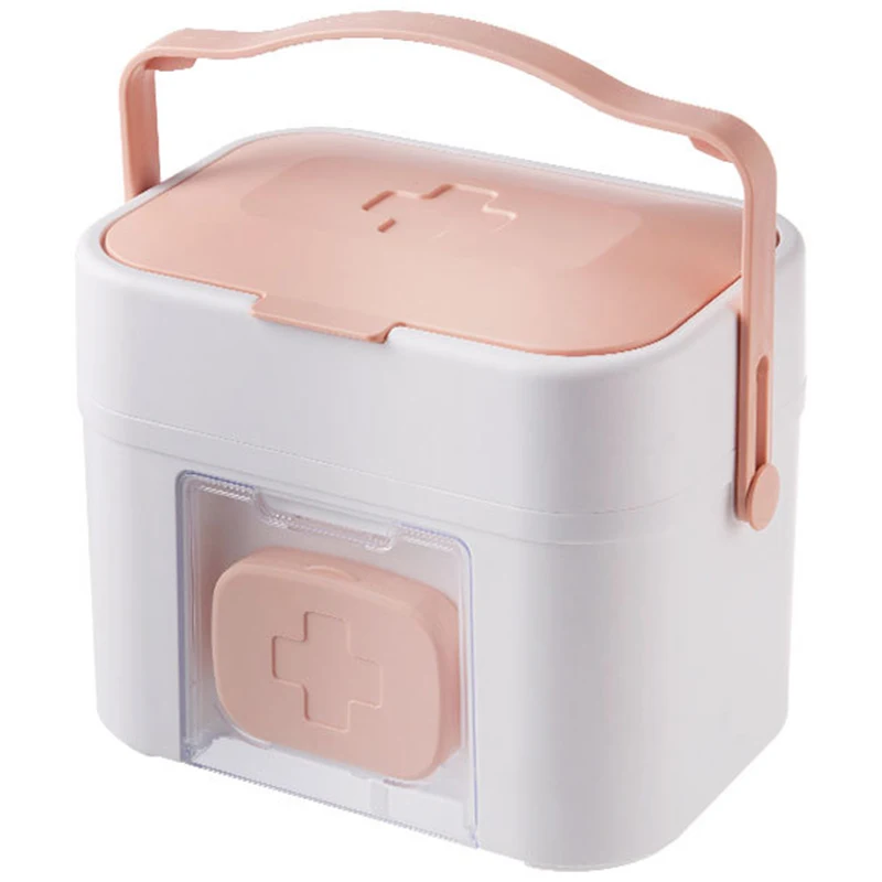 

Household Large Capacity Medicine Chest Portable Wall-Mounted First-Aid Case Multi-Functional Storage Box