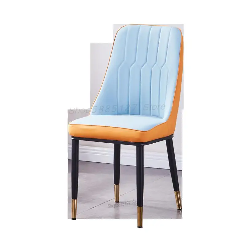 Nordic Light Luxury Dining Chair Home Backrest Stool Modern Minimalist Net Red Desk Negotiation Hotel Restaurant |