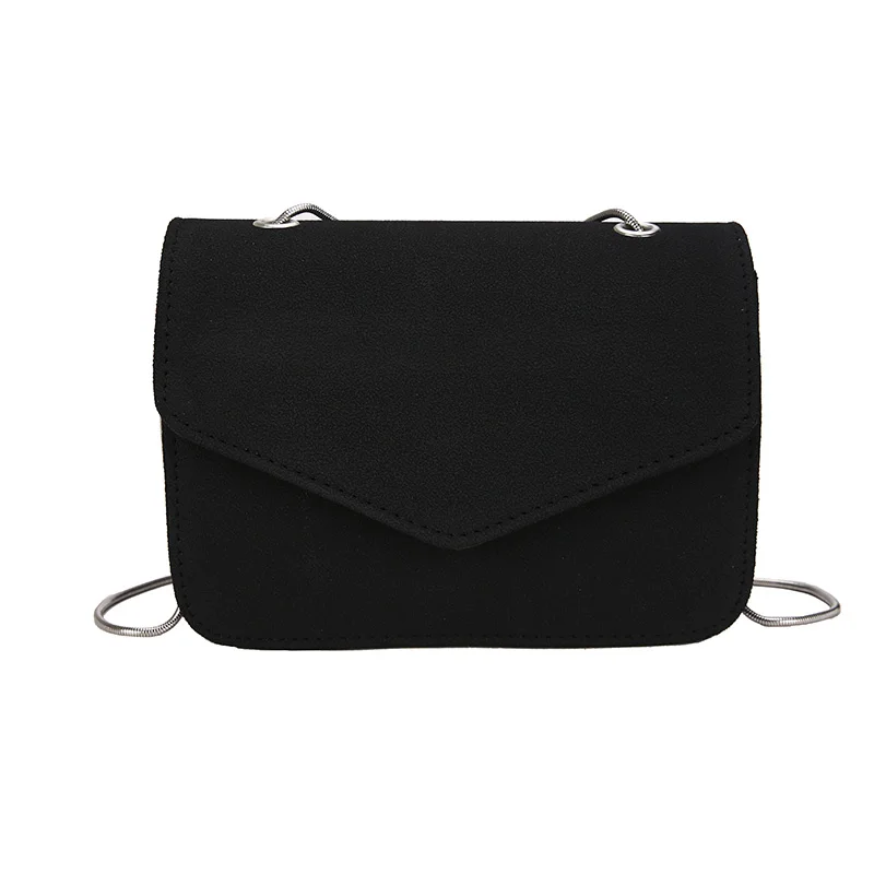 

British Style Ladies Shoulder Bag Scrub Designer Wallet Multi Functional Simple Women's Small Square Bag Solid Color Handbag