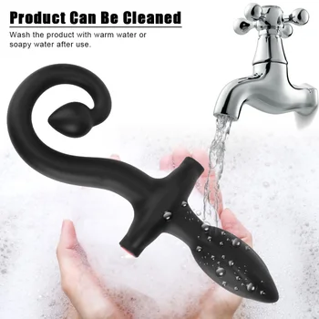 Sexy Dog Tail Inflatable Dildos For Women Plug Anal Toys Men Butt Dilator Female Masturbator Sex Games Bondage Sets Erotic Goods 5