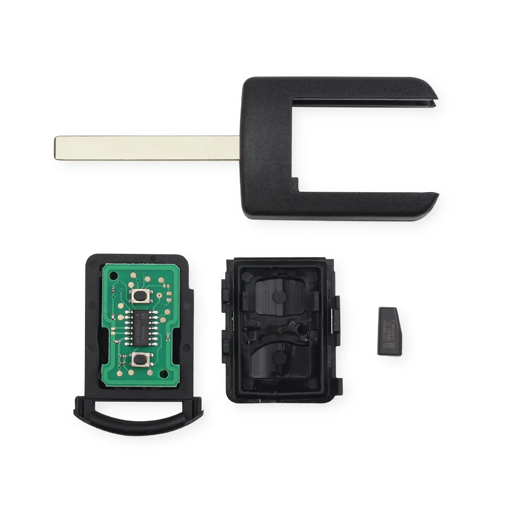 KEYYOU 2 кнопки дистанционного ключа автомобиля 5WK48668 для OPEL AGILA Марка Meriva Astra CORSA C COMBO Ван Tigra Vectra 433,9 МГц с ID40 чип