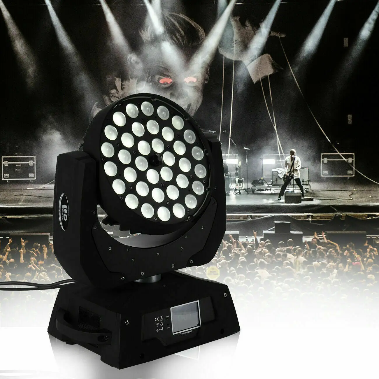 

Honhill 36X10W Led DMX Stage Light Zoom RGBW Wash Light LED Moving Head Stage DMX512 Stage lighting