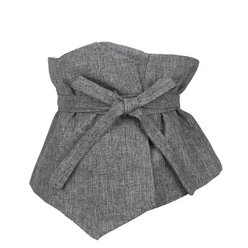 

2020 New Design Drawstring Corset Belt Trendy High Fashion Belts For Women Solid Belt Stylish All-match Waistband Female ZK933