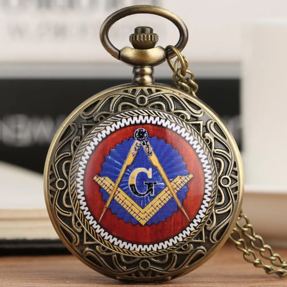 Мужские наручные часы Masonic с белым циферблатом и арабскими цифрами|Карманные
