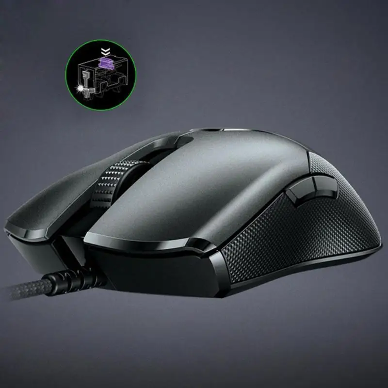 Razer Viper USB Проводная 16000 dpi Регулируемая Макросъемка RGB игра определение RGB эргономичная мышь для настольного компьютера/ноутбука Новинка