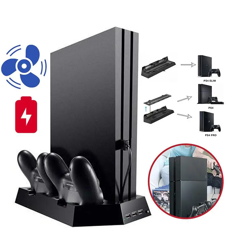 Base Para Ps4 Fat Soporte Vertical Para PS4/PS4 Slim/PS4 PRO Con