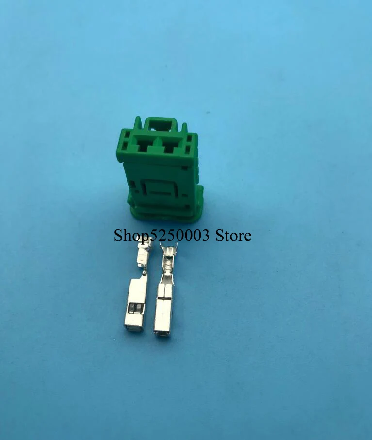 2 pin Зеленый 2,8 мм гнездовой авто корпус для электрооборудования разъем, разъем жгута проводов автомобильная проводка штекер 988191025