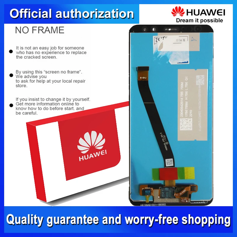 5,9 ''дисплей с рамкой Замена для huawei mate 10 Lite lcd кодирующий преобразователь сенсорного экрана в сборе Nova 2i RNE-L21
