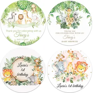 Adesivi personalizzati per orsacchiotti di cartone animato benvenuto adesivi  per bambina per neonato etichette personalizzate genere appena nato rivela  Baby Shower Decor - AliExpress